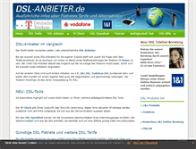 Tablet Screenshot of dsl-anbieter.de