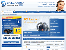 Tablet Screenshot of dsl-anbieter.com